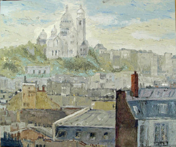 Œuvre contemporaine nommée « 24 De Beaubourg à Montmartre », Réalisée par CHRISTIAN RENARD