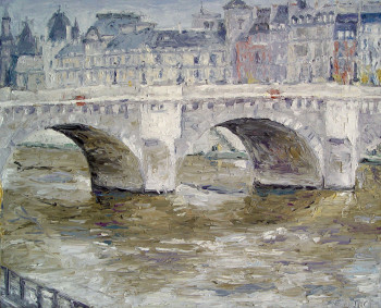 Œuvre contemporaine nommée « 79 Le pont Neuf », Réalisée par CHRISTIAN RENARD