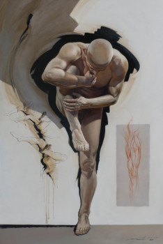 Œuvre contemporaine nommée « Equilibre », Réalisée par FRéDéRIC MARTIN