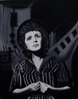 Œuvre contemporaine nommée « Portrait d' Edith PIAF », Réalisée par BOUTIN