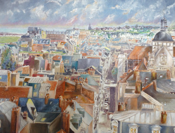 Œuvre contemporaine nommée « Dieppe », Réalisée par HUGHES DE LA TAILLE