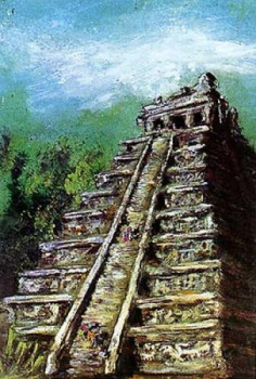 Œuvre contemporaine nommée « Palenque », Réalisée par EMMANUEL COSTA DE BEAURE-GARD