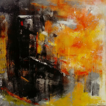 Œuvre contemporaine nommée « retour », Réalisée par MIREILLE MAURY