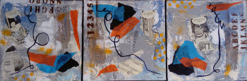 Œuvre contemporaine nommée « THEODORE 1 2 3 », Réalisée par MIREILLE MAURY