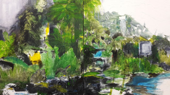 Œuvre contemporaine nommée « La planête des Hommes », Réalisée par CéLINE VAYE