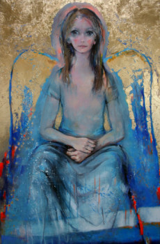 Œuvre contemporaine nommée « Ange invisible », Réalisée par GRAZYNA TARKOWSKA