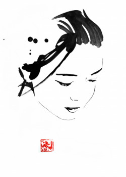 Œuvre contemporaine nommée « geisha », Réalisée par PECHANE SUMIE