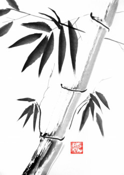 Œuvre contemporaine nommée « bamboo 1 », Réalisée par PECHANE SUMIE