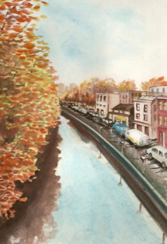 Œuvre contemporaine nommée « canal,parc Vauban,Lille », Réalisée par MANSOURI