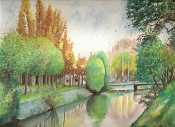 Œuvre contemporaine nommée « canal, France 2 », Réalisée par MANSOURI