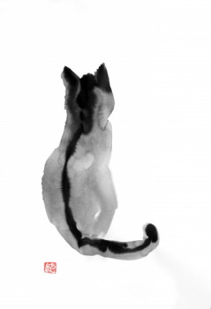 Œuvre contemporaine nommée « cat  back », Réalisée par PECHANE SUMIE