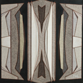 Œuvre contemporaine nommée « Ombres et lumières 2016.18 », Réalisée par JEAN CLAUDE MAUREL