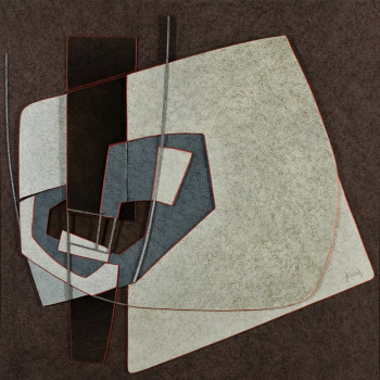 Œuvre contemporaine nommée « Ombres et lumières 2017.06 », Réalisée par JEAN CLAUDE MAUREL