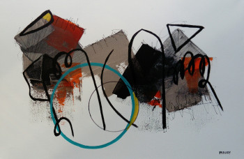 Œuvre contemporaine nommée « MAI 2018 », Réalisée par MIREILLE MAURY