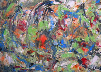 Œuvre contemporaine nommée « Technique mixte 3532 », Réalisée par REZA BANISADRE