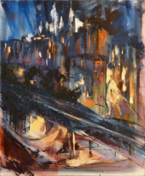 Œuvre contemporaine nommée « Pont de Bir Hakeim 4 », Réalisée par GENEVIèVE NORMAND