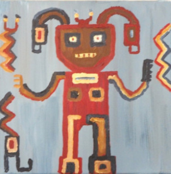 Œuvre contemporaine nommée « art précolombien 2 2 », Réalisée par CHIMAIRA