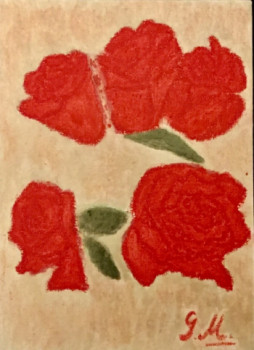 Œuvre contemporaine nommée « " Roses pour la vie " 1 », Réalisée par GRATIELA LIONTE