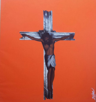 Œuvre contemporaine nommée « Jesus », Réalisée par JINLEE