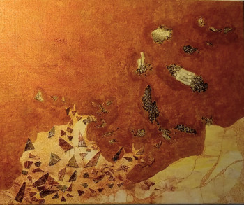 Œuvre contemporaine nommée « La dune du Pilat », Réalisée par VéBERT