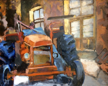Œuvre contemporaine nommée « L'atelier », Réalisée par PERRIN