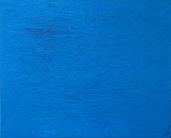 Œuvre contemporaine nommée « bleu marine », Réalisée par YVES GEERAERTS