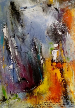 Œuvre contemporaine nommée « DICTEE PAR L EMOTION », Réalisée par MIREILLE MAURY