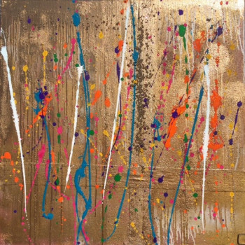 Œuvre contemporaine nommée « HAPPY GLYCEROL », Réalisée par CAROLINE BRUN