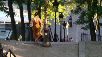 Les escaliers de la butte Sur le site d’ARTactif