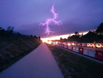 Orage sur la route Sur le site d’ARTactif