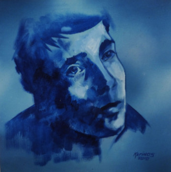 Œuvre contemporaine nommée « “blue alpha” », Réalisée par KERINOS