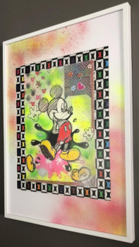 Œuvre contemporaine nommée « FAIT TON MICKEY », Réalisée par NATHLINE