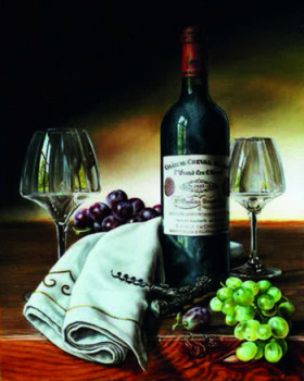 Œuvre contemporaine nommée « Château Cheval Blanc 2002 », Réalisée par CHRISTIAN LABELLE