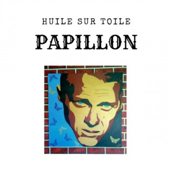 Œuvre contemporaine nommée « PAPILLON », Réalisée par NATHLINE
