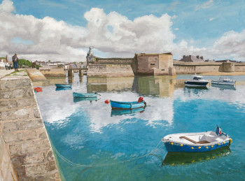 Œuvre contemporaine nommée « Concarneau », Réalisée par MARC ETIEN