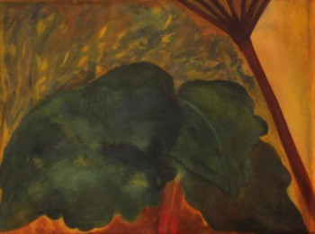 Œuvre contemporaine nommée « jolie rhubarbe », Réalisée par   MARIA  COUTINHO   /  MARIA  C.