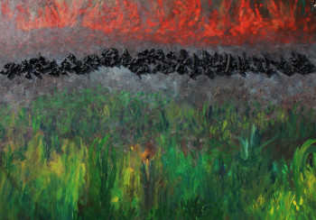 Œuvre contemporaine nommée « renaissance/le chaos ce n'est pas une fatalité », Réalisée par MARIA COUTINHO / MARIA C.