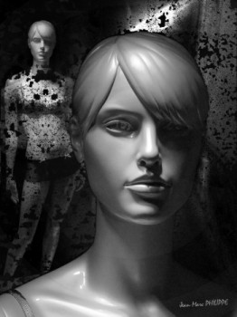 Œuvre contemporaine nommée « BELLE DE NUIT », Réalisée par JEAN-MARC PHILIPPE