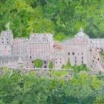 Œuvre contemporaine nommée « Heidelberg - château », Réalisée par FRANCIS MICHOT