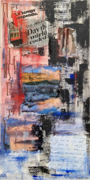 Œuvre contemporaine nommée « temps suspendu », Réalisée par ROEMY