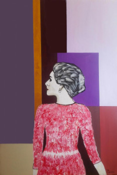 Œuvre contemporaine nommée « Lady in Pink », Réalisée par PATRICK JOOSTEN