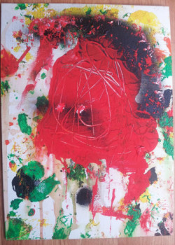 Œuvre contemporaine nommée « Peinture acrylique 3741 », Réalisée par THOMAS CHALANSON