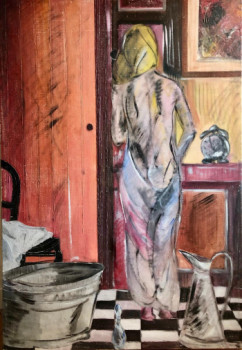 Œuvre contemporaine nommée « Toilette », Réalisée par ROEMY