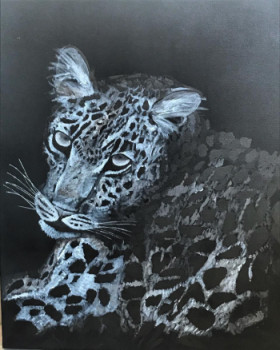 Œuvre contemporaine nommée « leopard », Réalisée par MELICOLOR
