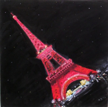 Œuvre contemporaine nommée « TOUR EIFFEL Paris », Réalisée par VERA