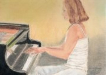 Œuvre contemporaine nommée « Pianiste », Réalisée par FRANCIS MICHOT