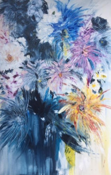 Œuvre contemporaine nommée « bouquet », Réalisée par SZKOBEL