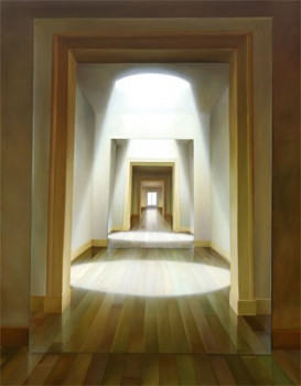 Œuvre contemporaine nommée « the illusory dream of a mirror », Réalisée par HOMERO AGUILAR