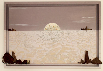 Œuvre contemporaine nommée « Inspiration Uyuni », Réalisée par MILEG