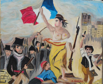 Œuvre contemporaine nommée « Liberta », Réalisée par SILVEIRA ANTOINE